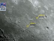 APOLLO 12 & APOLLO 14 Landing Sites.