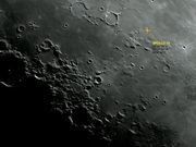 A região de FRA MAURO e o local de pouso da missão APOLLO 14.