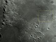 Cratera HYGINUS e Rima Hyginus.