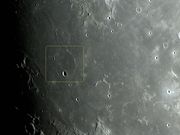 A cratera fantasma Flamsteed P e a Sonda Lunar Americana Surveyor 1.