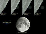 Ocultação de Júpiter pela Lua na noite de 25/12/2012.