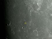 A cratera fantasma Flamsteed P e a sonda Lunar SURVEYOR 1.