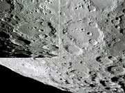 A grande cratera CLAVIUS em dois tempos, diferenciados pela libração.