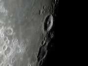 A bela cratera LANGRENUS.