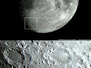 A grande cratera CLAVIUS - 09 de março de 2025.